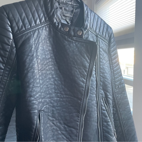 Mango MNG Faux Leather Jacket - Picture 4 of 5